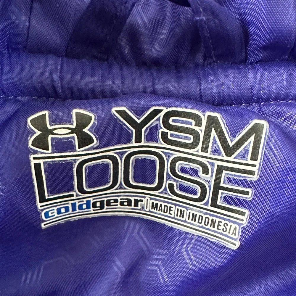 Under Armour Girls Purple Puffer Jacket Youth Small YSM Youth Small Winter Coat